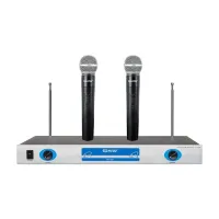 HTDZ HT-220 Wireless Microphone Set (Dual) With Amplifier